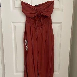 Australian Open mid drift strapless Romper